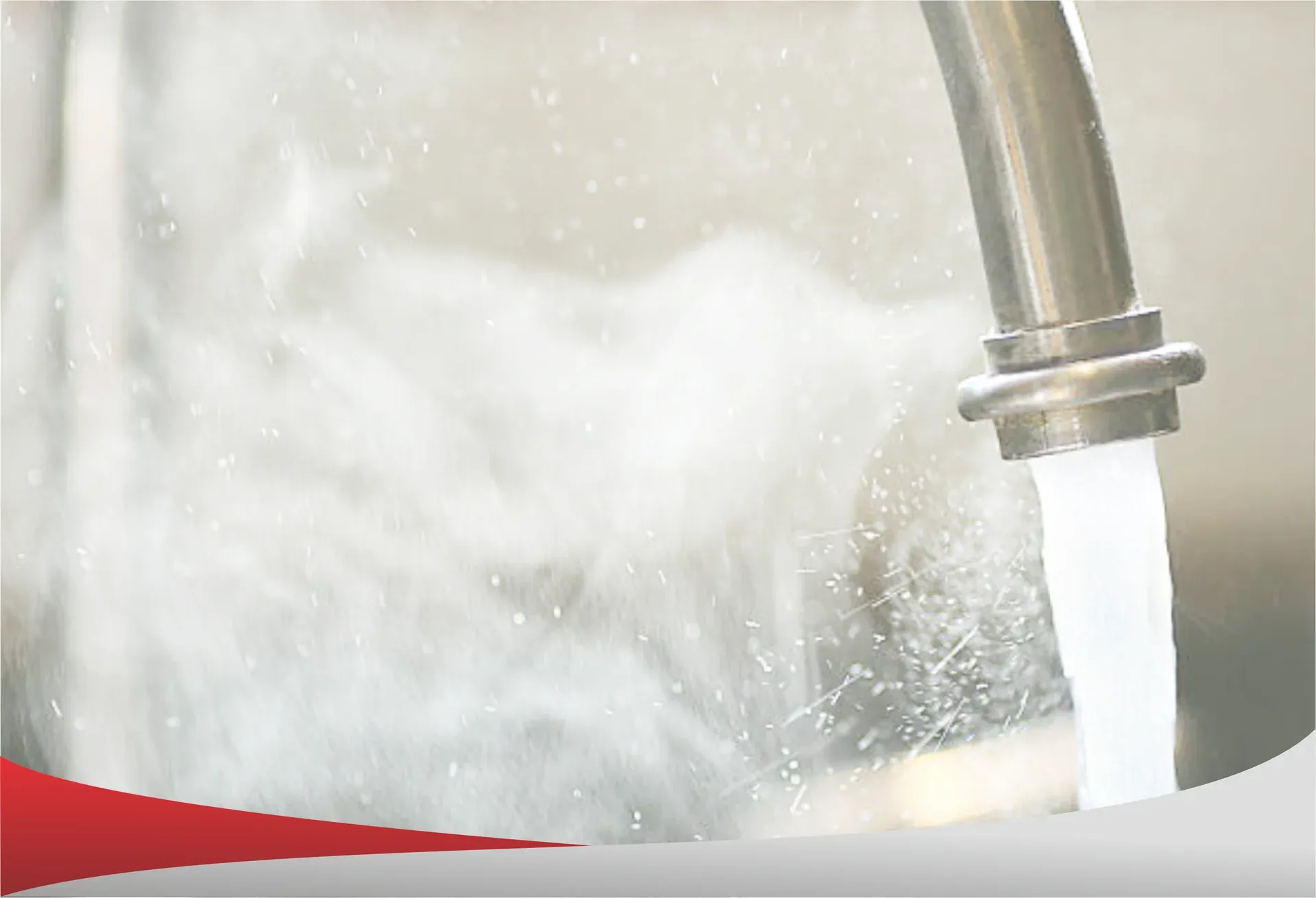 Hot water running from a faucet after a water heater replacement in Chula Vista